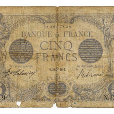 FRANTA 5 FRANCI FRANCS 1916 U