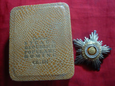 Ordinul Steaua Romaniei RPR clasa III -argint -in cutie originala foto