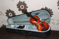 Set vioara clasica marime 1/8 copii incepatori/profesionisti Noua arcus+husa foto