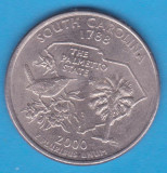 (M1135) MONEDA SUA - QUARTER DOLLAR 2000, LIT. P - SOUTH CAROLINA, America de Nord