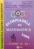 OLIMPIADELE DE MATEMATICA 2008 CLASELE IX-XII