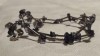 Colier argint cu AMESTIV MOV finut ELEGANT de efect SUPERB vintage DELICAT