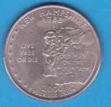 (M1128) MONEDA SUA - QUARTER DOLLAR 2000, LIT. D - NEW HAMPSHIRE, America de Nord