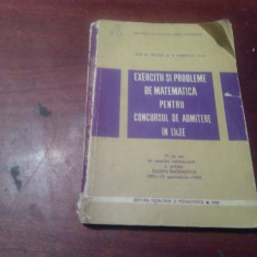 EXERCITII SI PROBLEME DE MATEMATICA PT CONCURSUL DE ADMITERE IN LICEE - I. Musat