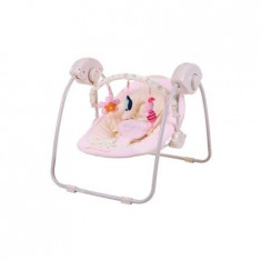 Leagan Electric Bebelusi Baby Swing Roz foto