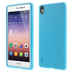 Husa Huawei Ascend P7 - TPU Mesh Case Blue foto