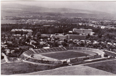 Foto fotbal-carte postala anii`60 - Stadionul &amp;quot;23 August&amp;quot; BACAU foto