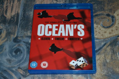 Film - Ocean&amp;#039;s Eleven / Twelve / Thirteen [3 Filme, 3 Discuri Blu-Ray], Import foto