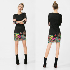 Rochie Dama Desigual din dantela neagra foto