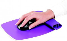 Mousepad Fellowes cu suport incheieturi cu silicon, mov (9362501) foto