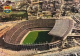 Foto fotbal-carte postala 1975- Stadionul Nou Camp - FC BARCELONA