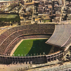 Foto fotbal-carte postala 1975- Stadionul Nou Camp - FC BARCELONA