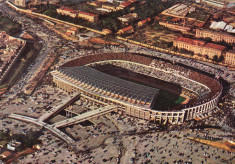 Foto fotbal-carte postala 1965- Stadionul Nou Camp - FC BARCELONA foto