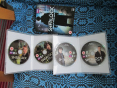 SHERLOCK HOLMES (4 DVD-uri ORIGINALE FILME SERIAL BBC 2012 - CA NOI!!!) foto