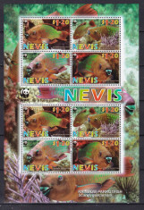 Nevis 2007 fauna marina MI 2208-2211 kleib. MNH w39 foto