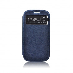 Husa Samsung Galaxy S3 Mini - Book Type Blue foto