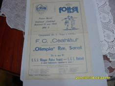 program Ceahlaul P.N. - Olimpia Rm. Sarat foto