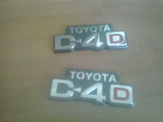 Sigla emblema - D4D - TOYOTA - 83 x 33 mm foto