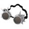 Ochelari De Soare OGLINDA STEAMPUNK Argintiu Sudura Mad Max Punk Gothic Carnaval