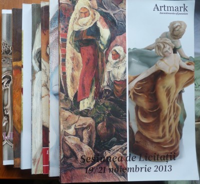 7 cataloage de licitatii Artmark pe hartie cretata , in stare excelenta foto