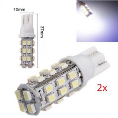 SET 2 BECURI T10 LED Auto W5W T10 28 SMD foto