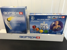 Bioptron Compact III, cu 7 lentile color therapy, 3 geluri, oxy spray, trepied foto