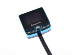 Modulator FM cu brat flexibil bluetooth si telecomanda foto