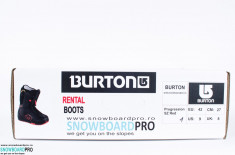 BOOTS SNOWBOARD BURTON PROGRESSION SZ RED 42 foto