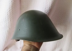 Casca romaneasca de armata, casca militara RSR, casca armata romana din comunism foto