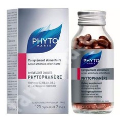 Supliment pentru par si unghii Phytophanere, 120 capsule, Phyto foto