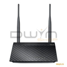 ASUS, Router Wireless N 300 Mbps, 4*Ethernet, 4*SSID, 30K session download, 2*5dbi detachable antenn foto