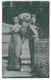 3574 - Prince CAROL II &amp; Princesses ELISAVETA - old postcard real PHOTO - unused, Necirculata, Fotografie