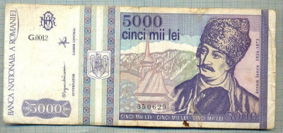 A1533 BANCNOTA-ROMANIA- 5000 LEI-1993-SERIA 0012-AVRAM IANCU-starea care se vede foto