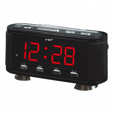 Ceas digital led alarma Radio FM AM VST-741 foto