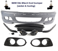 Bara fata Mtech plus rame proiectoare Hamann BMW seria 3 E46 98-05 foto