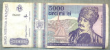 A1504 BANCNOTA-ROMANIA- 5000 LEI-1993-SERIA 0007-AVRAM IANCU-starea care se vede