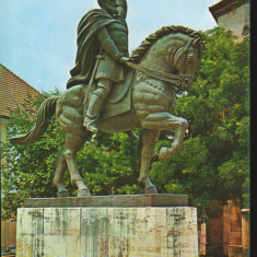 CPI (B7702) CARTE POSTALA - ALBA-IULIA. STATUIA LUI MIHAI VITEAZUL