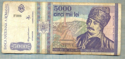 A1526 BANCNOTA-ROMANIA- 5000 LEI-1993-SERIA 0006-AVRAM IANCU-starea care se vede foto