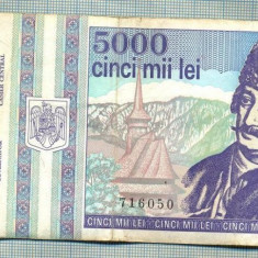 A1514 BANCNOTA-ROMANIA- 5000 LEI-1993-SERIA 0030-AVRAM IANCU-starea care se vede