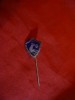 Insigna veche Brat cu Ciocan , fulger ,metal si email ,h=1,5 cm