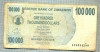 A1538 BANCNOTA-ZIMBABWE- 100 000 DOLLARS -2006-SERIA 5534299-starea care se vede