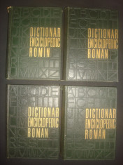 DICTIONAR ENCICLOPEDIC ROMAN 4 volume foto