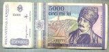 A1502 BANCNOTA-ROMANIA- 5000 LEI-1993-SERIA 0001-AVRAM IANCU-starea care se vede