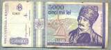 A1508 BANCNOTA-ROMANIA- 5000 LEI-1993-SERIA 0022-AVRAM IANCU-starea care se vede