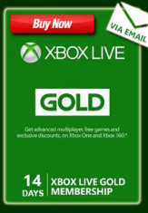 Xbox Live Gold Digital Code 14 zile foto