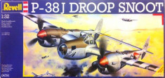 + Macheta 1/32 Revell 04791 - P-38J Lightning Droopsnoot (vezi detaliile) + foto