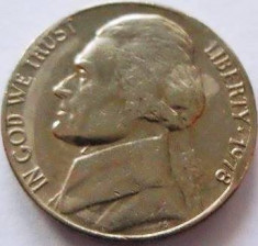 Moneda 5 Centi / Five Cents - SUA, anul 1978 *cod 3517 foto