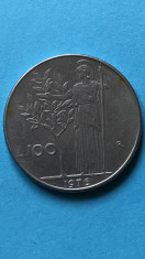 100 LIRE 1976, ITALIA foto