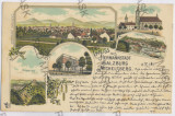 3634 - CISNADIOARA, Sibiu, Litho - old postcard - used - 1897, Circulata, Printata
