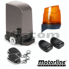 Kit automatizare poarta culisanta 500KG - MOTORLINE foto